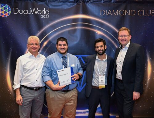 Miken Receives Diamond Club and Customer Service Champion Awards at DocuWorld 2023